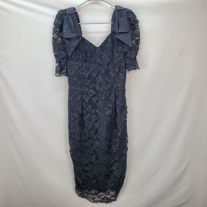 Vtg. Midnight Glo lace dress